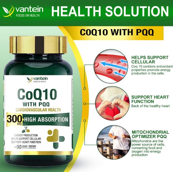 Let's Choose VANTEIN together. For better, Start here. CoQ10 with PQQ