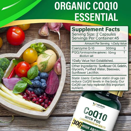 Let's Choose VANTEIN together. For better, Start here. CoQ10 with PQQ