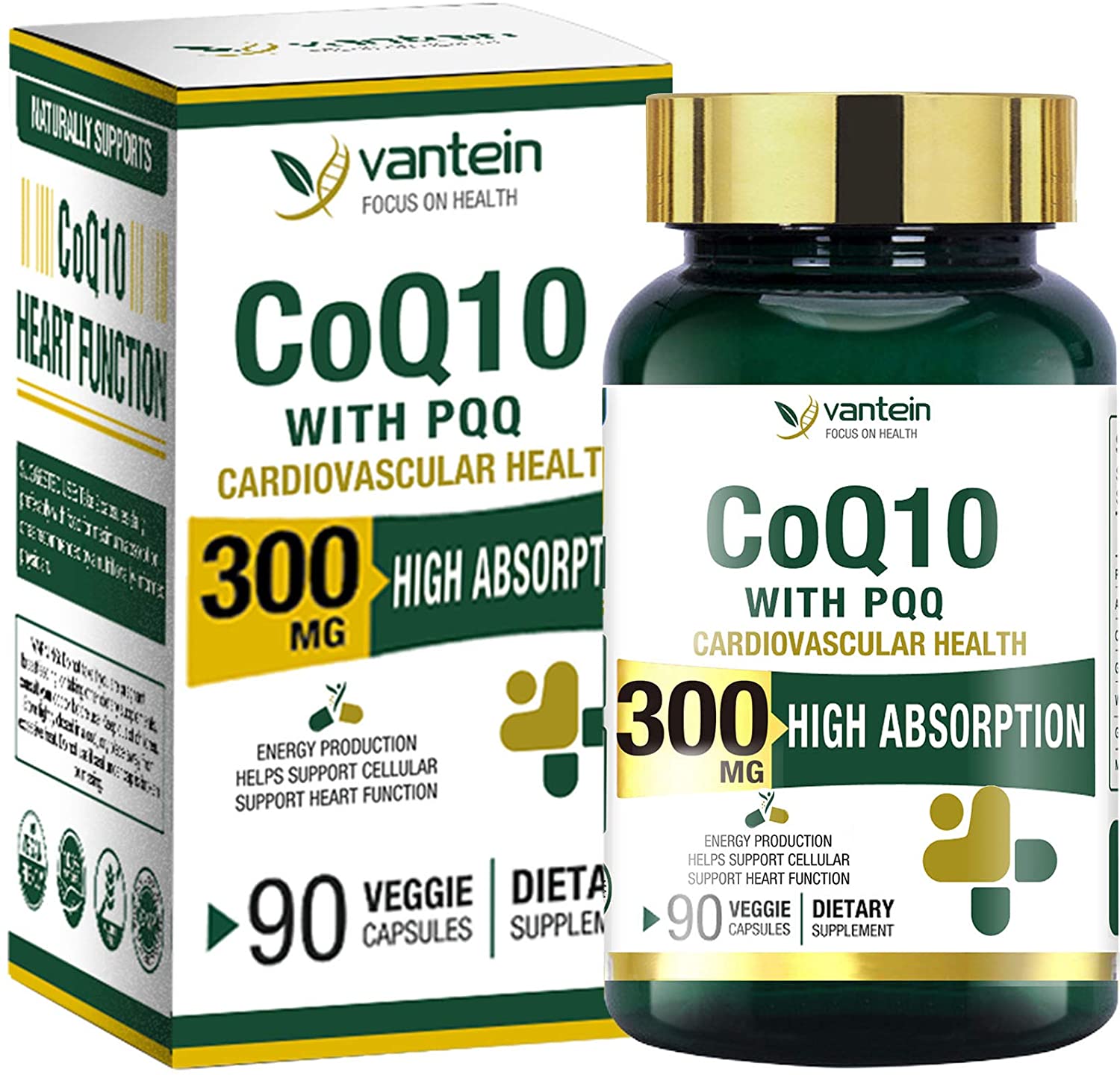 Let's Choose VANTEIN together. For better, Start here. CoQ10 with PQQ