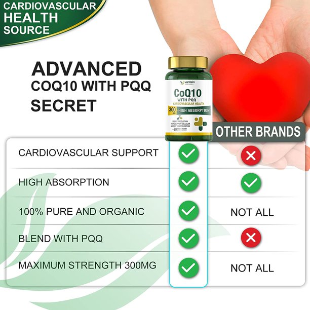 Let's Choose VANTEIN together. For better, Start here. Vantein CoQ10