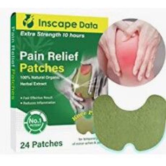 Pain Relief Patches for Knee, Back, Neck, Shoulder Pain & Muscle Soreness - 10 Hour Pain Relief - 24 Count