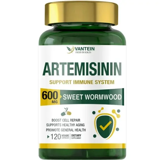 Artemisinin - Supports Healthy Aging, Digestion, and Immunity - USA Third Party Tested - Vegan, Non-GMO - Artemisia Annua Supplement - Sweet Wormwood Extract - Easy to Swallow Capsules