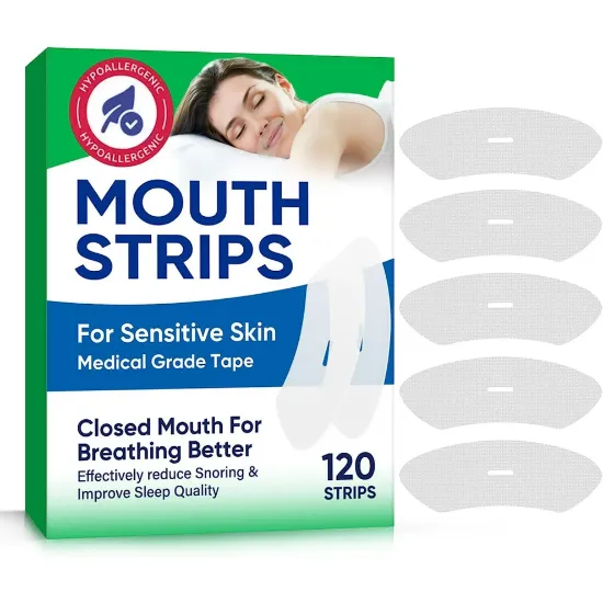Mouth Tape for Sleeping, 120Pcs Sleep Mouth Tape, Correct and Reduce Snoring for Enhancing or Improving Nose Breathing & Nighttime Sleeping