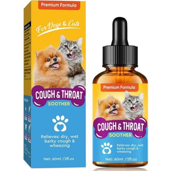Picture of Cough Treatment for Dogs, Pet Allergy Relief & Natural Respiratory Support, Natural Herbal Supplement for Dogs & Cats Health