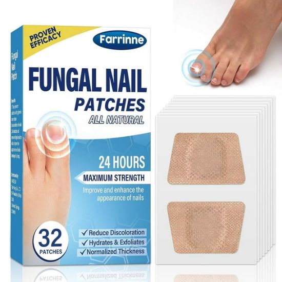 Picture of Toenail Fûngus Treatment, Nail Repair Patches, Nail Repair Treatment Extra Strength, Restores Appearance of Discolored or Damaged Nails -32Pcs