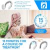 Picture of Neck Massager with Heat, Portable Electric Neck Massager for Pain Relief Deep Tissue, Lymphatic Drainage Massager with 10 Modes&16 Levels, 130g Ultra-Light Wear, Relax Gift for Her/Him/Friend/Dad/Mom