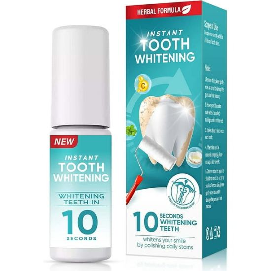 Picture of Tooth Paint,Teeth Whitening Paint for Removing Tooth Stains & Improving Tooth Brightness Booster & Showing Your Shiny Smile & Instant Whitening Paint for Teeth